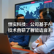 恒实科技：公司基于AI技术自研了智能语音系统等多款产品(图2)