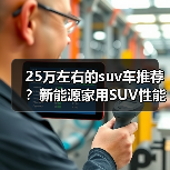 25万左右的suv车推荐？新能源家用SUV性能全面解析