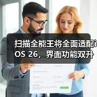 扫描全能王将全面适配iOS 26，界面功能双升级助力高效扫描