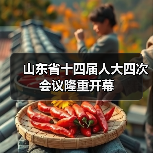 山东省十四届人大四次会议隆重开幕(图1) 山东省十四届人大四次会议隆重开幕(图1)