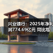 兴业银行：2025年净利润774.69亿元 同比增长0.34%(图2)