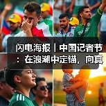 闪电海报︱中国记者节：在浪潮中定锚，向真