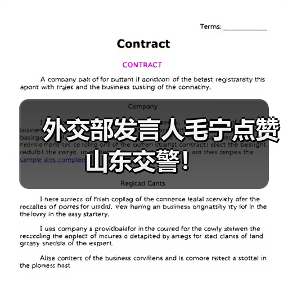 外交部发言人毛宁点赞山东交警！(图3)