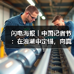 闪电海报︱中国记者节：在浪潮中定锚，向真实处前行(图4)