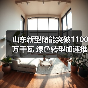 山东新型储能突破1100万千瓦 绿色转型加速推进(图2) 山东新型储能突破1100万千瓦 绿色转型加速推进(图2)
