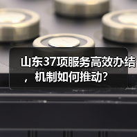 山东37项服务高效办结，机制如何推动？