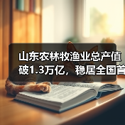 山东农林牧渔业总产值破1.3万亿,稳居全国首位(图3) 山东农林牧渔业总产值破1.3万亿,稳居全国首位(图3)