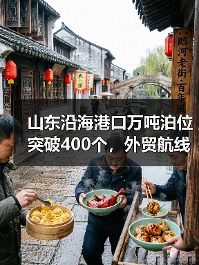 山东沿海港口万吨泊位突破400个,外贸航线新增20条(图2) 山东沿海港口万吨泊位突破400个,外贸航线新增20条(图2)
