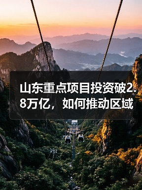 山东重点项目投资破2.8万亿,如何推动区域经济?(图4) 山东重点项目投资破2.8万亿,如何推动区域经济?(图4)