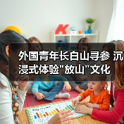 外国青年长白山寻参 沉浸式体验 外国青年长白山寻参 沉浸式体验放山文化(图3)