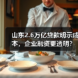 山东2.6万亿贷款明示成本,企业融资更透明?(图3) 山东2.6万亿贷款明示成本,企业融资更透明?(图3)