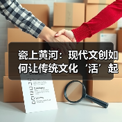 瓷上黄河：现代文创如何让传统文化‘活’起来？(图1)