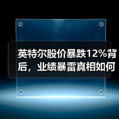 英特尔股价暴跌12%背后，业绩暴雷真相如何？(图2)