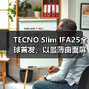 TECNO Slim IFA25全球首发，以最薄曲面屏手机重塑行业超薄性能新标杆(图3)
