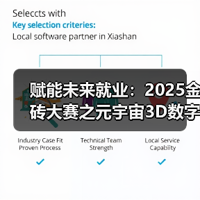 赋能未来就业：2025金砖大赛之元宇宙3D数字内容设计创作赛项为职教学生搭建成长快车道(图1)