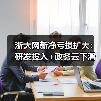 浙大网新净亏损扩大：研发投入+政务云下滑成主因？(图2)