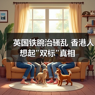 英国铁腕治骚乱 香港人想起双标真相(图1)
