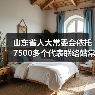 山东省人大常委会依托7500多个代表联络
