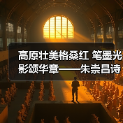 高原壮美格桑红 笔墨光影颂华章——朱崇昌诗词书法摄影展隆重开幕(图2)