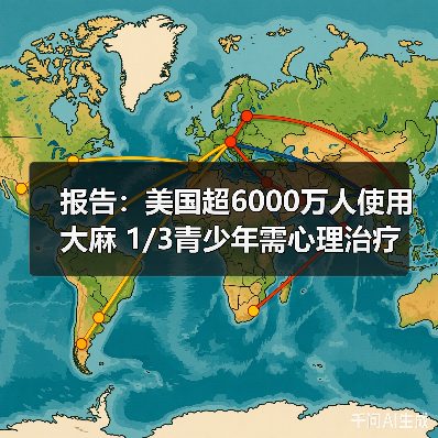 报告:美国超6000万人使用大麻 1/3青少年需心理治疗(图3) 报告:美国超6000万人使用大麻 1/3青少年需心理治疗(图3)