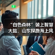 “白色森林”装上智慧大脑，山东探路海上风电运维新模式(图2)