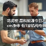 龙虎榜|晶科能源今日20cm涨停 有1家
