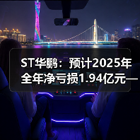 ST华鹏：预计2025年全年净亏损1.9