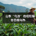 山东“鸟浪”奇观引爆冬日观鸟热(图1)