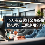15万左右买什么车好最新推荐？三款家用SUV性能全解(图1)