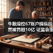 牛散操控67账户操纵股票被罚超10亿 证监会重拳出击(图2) 牛散操控67账户操纵股票被罚超10亿 证监会重拳出击(图2)