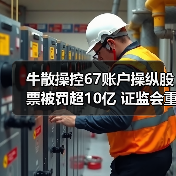 牛散操控67账户操纵股票被罚超10亿 证监会重拳出击 - 玄熵新龙谷信息港