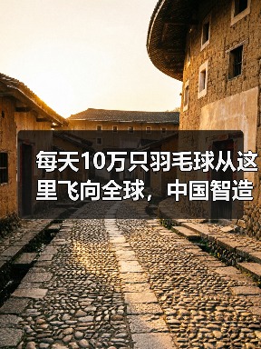 每天10万只羽毛球从这里飞向全球，中国智造如何引领热潮？(图4)