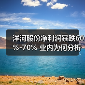 洋河股份净利润暴跌60%-70% 业内为何分析？(图2)
