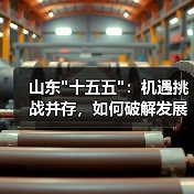 山东 山东十五五:机遇挑战并存,如何破解发展困局?(图3)