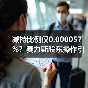 减持比例仅0.000057%？赛力斯股东操作引关注(图3)