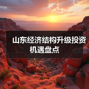 山东经济结构升级投资机遇盘点(图3) 山东经济结构升级投资机遇盘点(图3)
