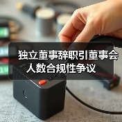 独立董事辞职引董事会人数合规性争议(图4) 独立董事辞职引董事会人数合规性争议(图4)
