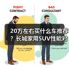 20万左右买什么车推荐?长城家用SUV性能对比(图4) 20万左右买什么车推荐?长城家用SUV性能对比(图4)