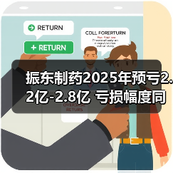 振东制药2025年预亏2.2亿-2.8亿 亏损幅度同比收窄(图2) 振东制药2025年预亏2.2亿-2.8亿 亏损幅度同比收窄(图2)