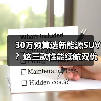 30万预算选新能源SUV?这三款性能续航双优推荐(图4) 30万预算选新能源SUV?这三款性能续航双优推荐(图4)