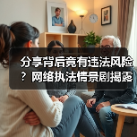 分享背后竟有违法风险?网络执法情景剧揭露真相(图3) 分享背后竟有违法风险?网络执法情景剧揭露真相(图3)