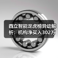 酉立智能龙虎榜异动解析:机构净买入302万 vs 营业部净出942万(图3) 酉立智能龙虎榜异动解析:机构净买入302万 vs 营业部净出942万(图3)