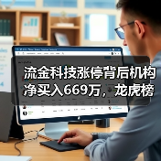 流金科技涨停背后机构净买入669万,龙虎榜数据全解析(图3) 流金科技涨停背后机构净买入669万,龙虎榜数据全解析(图3)