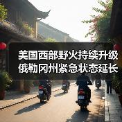 美国西部野火持续升级 俄勒冈州紧急状态延