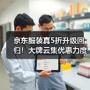 京东服装真5折升级回归！大牌云集优惠力度