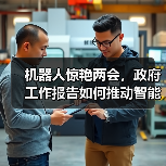 机器人惊艳两会，政府工作报告如何推动智能产业落地？(图2)