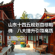 山东十四五规划目标明确：八大提升引领高质