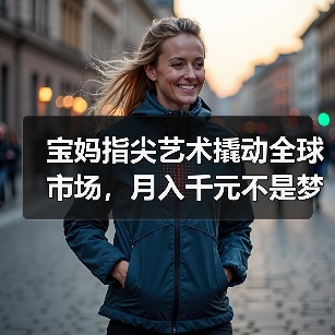 宝妈指尖艺术撬动全球市场，月入千元不是梦(图1)