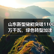 山东新型储能突破1100万千瓦，绿色转型加速(图2)