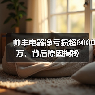 帅丰电器净亏损超6000万，背后原因揭秘(图3)